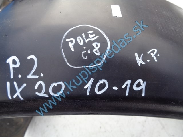 pravý zadný podblatník na hyundai ix20, 86824-1P000